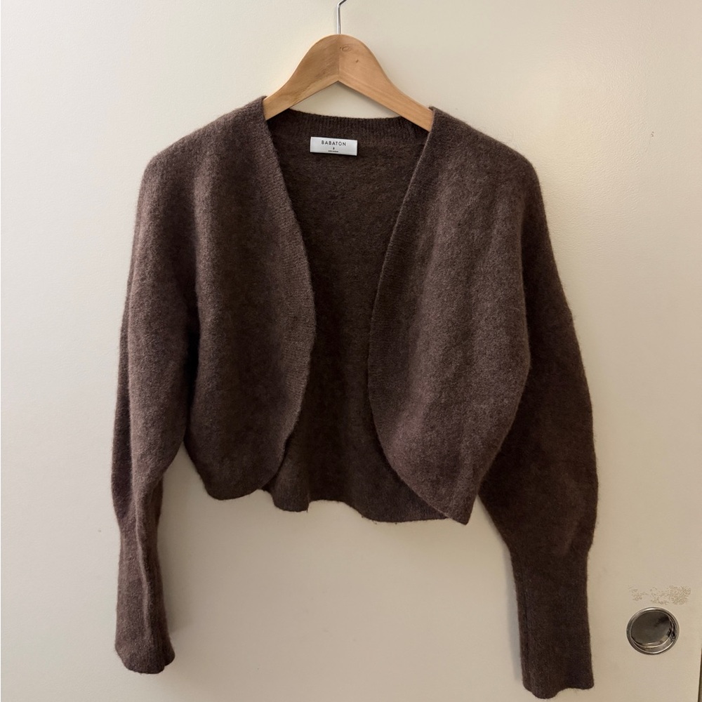 Babaton Dark Brown Women's Cardigan